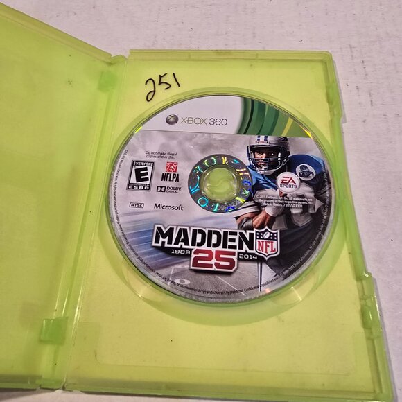 Madden NFL 25 1989-2014 Microsoft Xbox 360 2014 - Picture 3 of 5